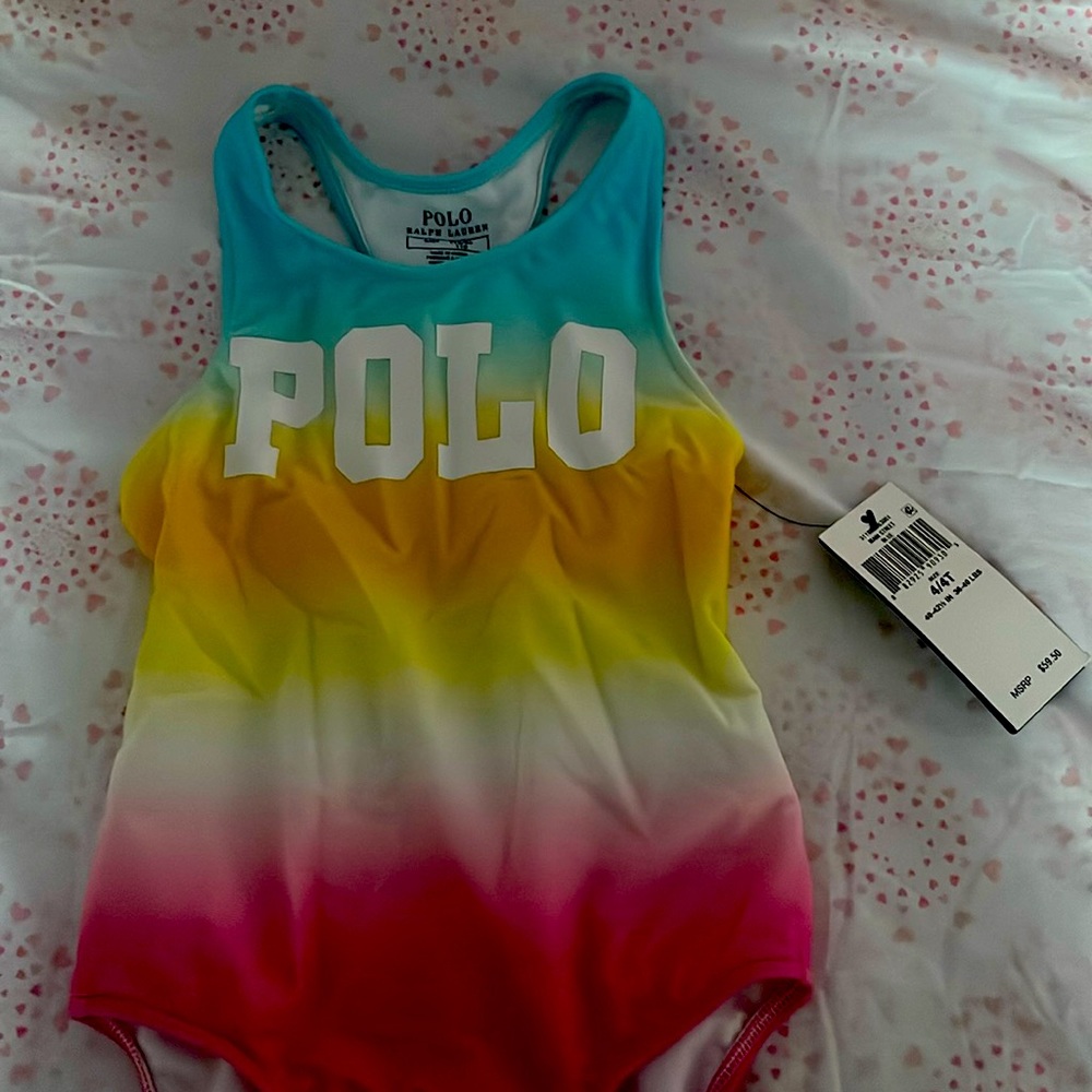 Polo Ralph Lauren ombre one-piece swimsuit size 4T